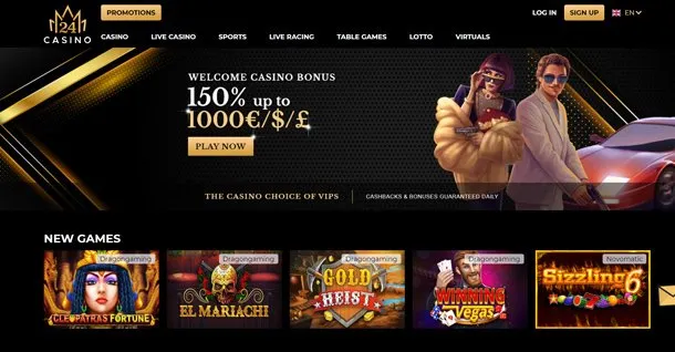 24MCasino - home page