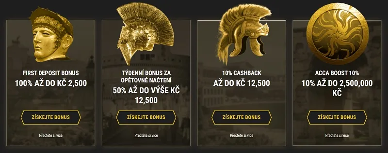 Výběr z bonusů v Casinoly 