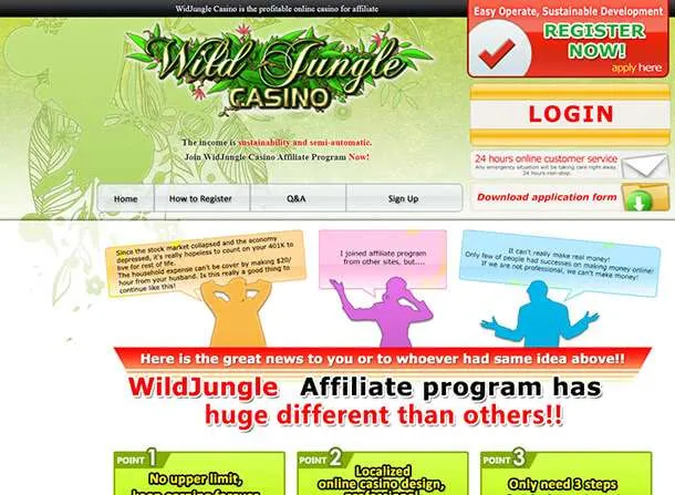 Hazardní provozovna od Wild Jungle Casino