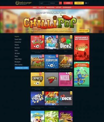 Online casino BetVoyager Casino