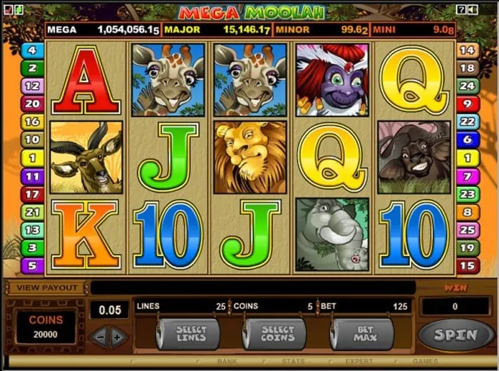 Mega Moolah jackpot slot