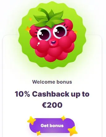 Rapsberry welcome bonus