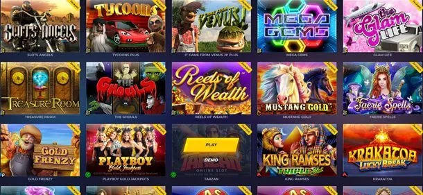 ZigZag 777 Casino - herní katalog