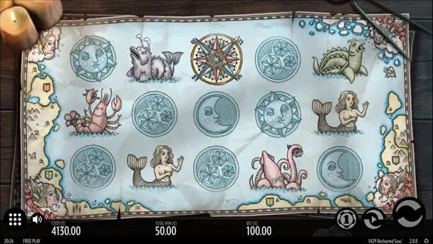 Herní pole v 1429 Uncharted Seas
