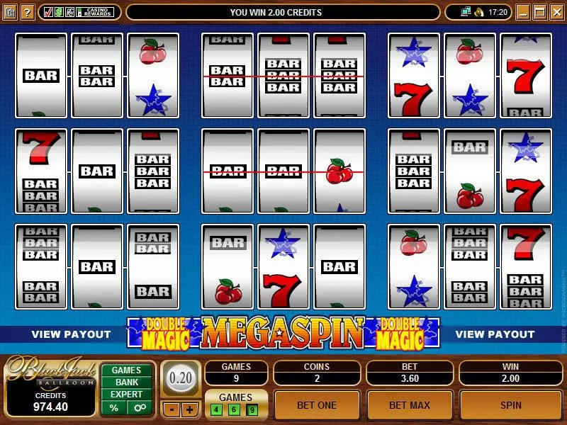 Mega spin slot