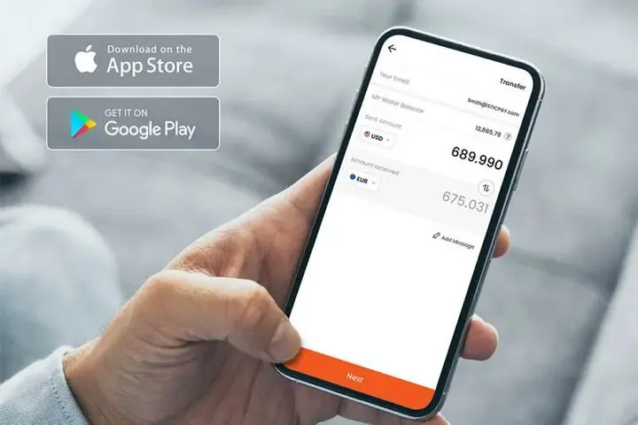 Sticpay nabízí i mobilní aplikaci