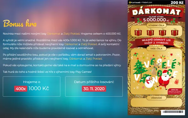 Bonusová hra Play Games