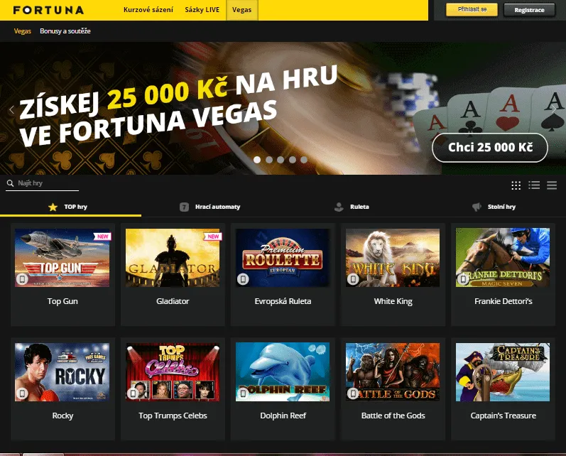 Fortuna Vegas - home page