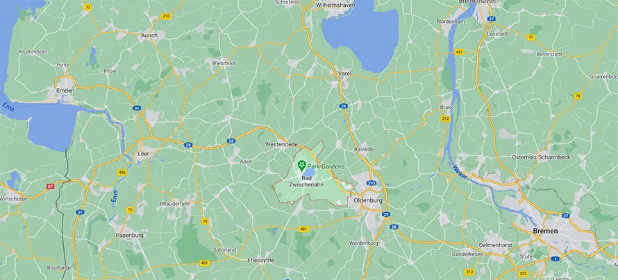Bad Zwischenahn - mapa