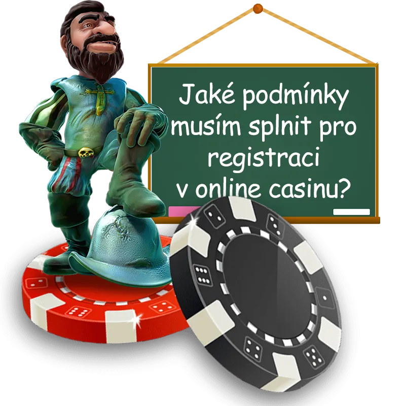 Jaké podmínky musím splnit pro registraci v online casinu?