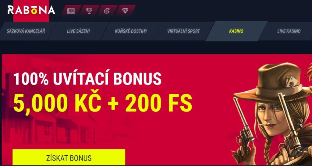 Rabona Casino - login, registrace a ověření účtu