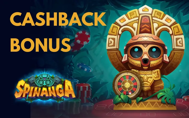 Získejte až 75,000 Kč zpět s Cashback Bonusem v casinu Spinanga!