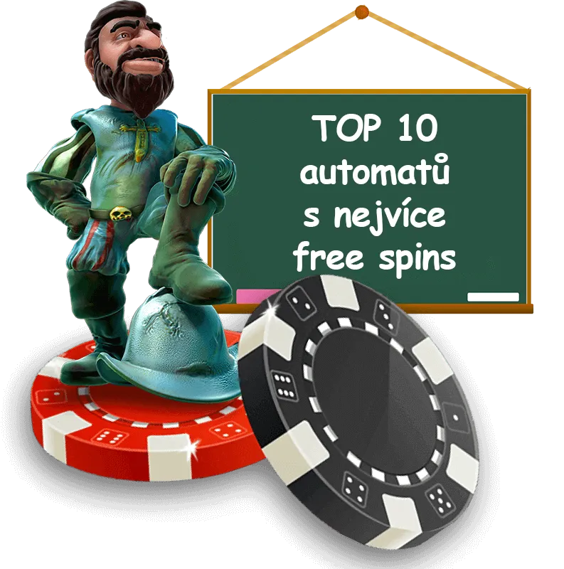 TOP 10 automatů s nejvíce free spins