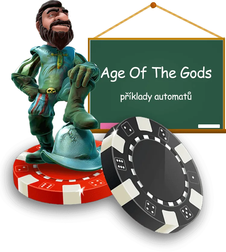 Příklady automatů Age Of The Gods od Playtechu