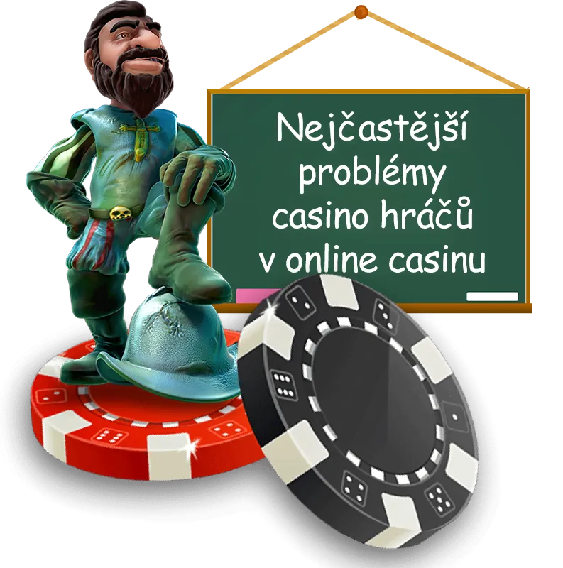 Nejčastější problémy hráčů hazardních her v online casinu